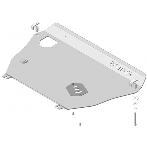 Защита Картера двигателя, КПП MOTODOR для Toyota RAV 4 2005-2013, Алюминий 5 мм - Арт. 32517