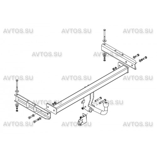 Фаркоп Avtos на AUDI Q5	2008-2017 Арт.AU 04