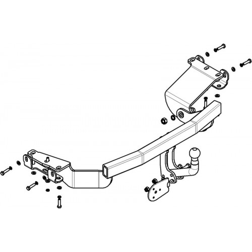 Фаркоп Avtos на MITSUBISHI Outlander 2005-2013 Арт.MI 21