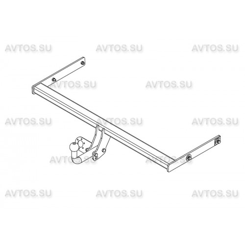 Фаркоп Avtos на SKODA Octavia A7 2013- Арт.SK 10