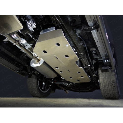 Защита Топливного бака ТСС для Toyota Land Cruiser 150 2009-2023, Алюминий 4 мм - Арт. ZKTCC00103